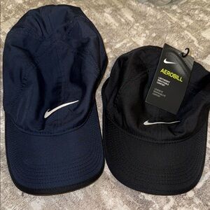 Nike Men's Aerobill Caps in Navy & Black - Pack of 2